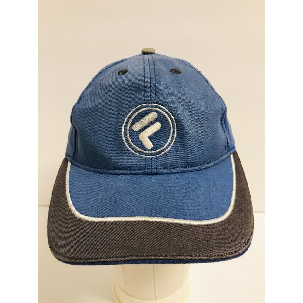Fila Blue Gray Adjustable Hat